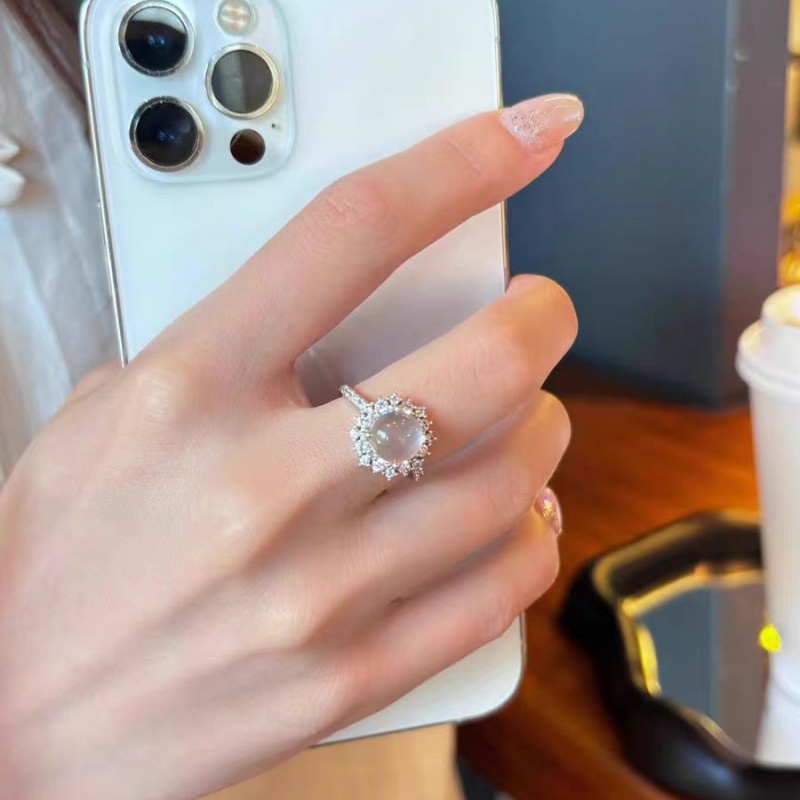 Nouvelle bague œuf en pierre d - Gold 6138 avis et prix